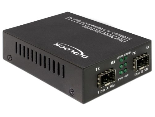 Delock Médiaátalakító 1000Base-X SFP-ről SFP-re (86203)