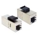 Delock Keystone modul RJ45 anya > RJ45 anya Cat.5e (86204)