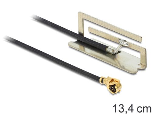 Delock WLAN antenna MHF/U.FL 802.11 a/b/g/n -4 dBi kompatibilis, 134 mm, belső PIFA (86214)