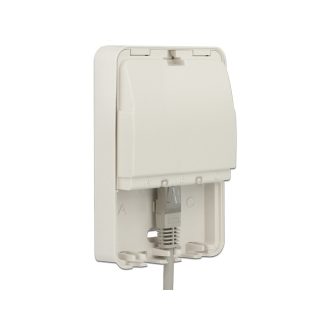 Delock Keystone fali doboz 3 Port zárt (86262)