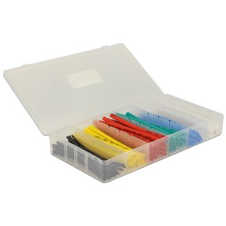   Delock 100db-s színes zsugorcsőkészlet, tárolódobozban (86264)