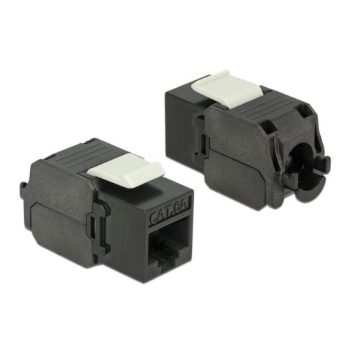Delock Keystone modul RJ45-csatlakozó > LSA Cat.6A UTP fekete (86267)