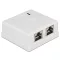 Delock Moduláris fali kimenet 2 Port Cat.6 (86269)