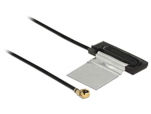 Delock WLAN belső CCD antenna MHF/UF.LP-068  csatlakozóval, 802.11ac/a/h/b/g/n, 1 dBi, 200mm (86270)