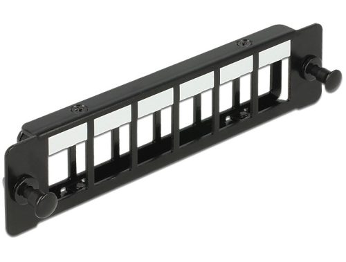 Delock Keystone rögzítőpanel 6 portos (86274)