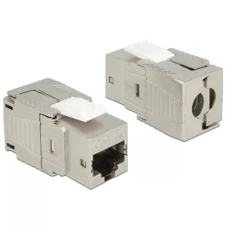   Delock Keystone modul, RJ45-aljzat Cat.6A szerszám nélkül szerelhető (86288)