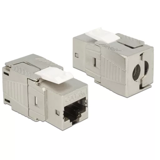 Delock Keystone modul, RJ45-aljzat Cat.6A szerszám nélkül szerelhető (86288)