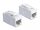 Delock Keystone modul, RJ45-aljzat > RJ45-aljzat, Cat.6A UTP, fehér (86299)