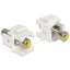 Delock Keystone modul RCA anya > RCA anya, sárga (86306)