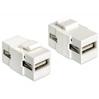   Delock Keystone modul USB 2.0 A anya> USB 2.0 A anya (86317)