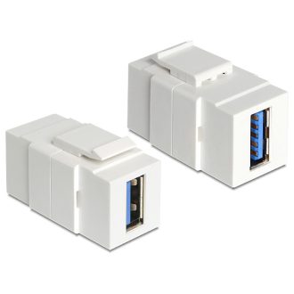   Delock Keystone modul USB 3.0 A anya> USB 3.0 A anya (86319)