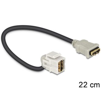   Delock Keystone modul HDMI anya > HDMI anya 110  kábellel (86326)
