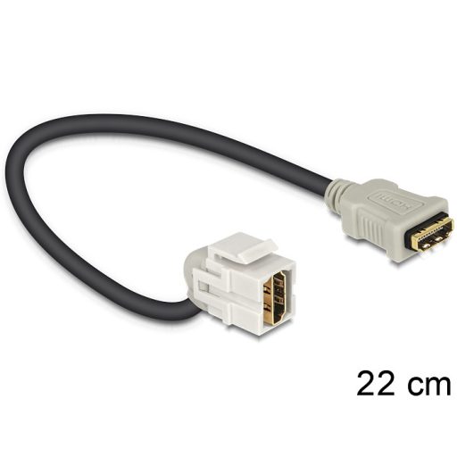 Delock Keystone modul HDMI anya > HDMI anya 110  kábellel (86326)
