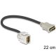 Delock Keystone modul HDMI anya > HDMI anya 250  kábellel (86328)
