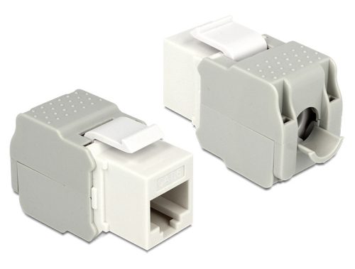 Delock Keystone modul RJ45 anya > LSA Cat.6 UTP fehér (86341)