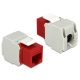 Delock Keystone modul RJ45 anya > LSA Cat.6 UTP piros (86344)