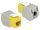 Delock Keystone modul RJ45 anya > LSA Cat.6 UTP sárga (86345)