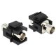 Delock Keystone modul BNC anya > BNC anya, fekete (86351)