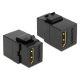 Delock Keystone modul HDMI anya > HDMI anya, fekete (86366)