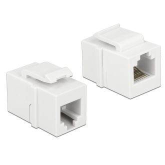   DELOCK Keystone modul RJ12 anya > RJ12 anya CAT.3 fehér (86380)