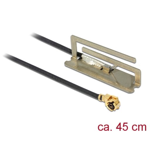 Delock WLAN antenna MHF / U.FL-LP-068 kompatibilis csatlakozó 802.11 ac / a / h / b / g / n PIFA 1,6 (86389)
