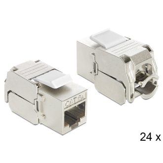   DELOCK Keystone modul RJ45 jack > LSA CAT.6A, 24 darabos (86405)