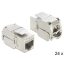 DELOCK Keystone modul RJ45 jack > LSA CAT.6A, 24 darabos (86405)