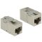Delock Keystone modul, RJ45-aljzat > RJ45-aljzat, Cat.6A fém (86408)