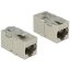 Delock Keystone modul, RJ45-aljzat > RJ45-aljzat, Cat.6A fém (86408)