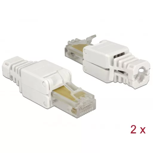 Delock RJ45 dugó Cat.5e UTP szerszám nélkül szerelheto 2 darab (86415)