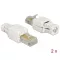 Delock RJ45 dugó Cat.5e UTP szerszám nélkül szerelheto 2 darab (86415)