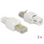 Delock RJ45 dugó Cat.5e UTP szerszám nélkül szerelheto 2 darab (86415)