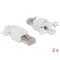 Delock RJ45 dugó Cat.6 UTP szerszám nélkül szerelheto 2 darab (86416)