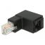 Delock Adapter RJ45 apa L alakú > RJ45 anya Cat.6 UTP (86424)