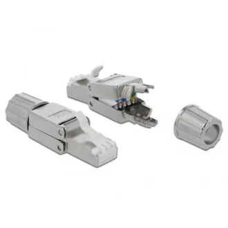   Delock RJ45 dugó Cat.6 STP szerszám nélkül szerelhető (86476)