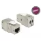Delock Keystone modul, RJ45-aljzat Cat.8 szerszám nélkül szerelhető (86488)