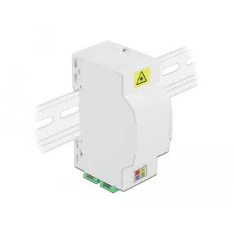   Delock 4 x SC Simplex vagy LC Duplex optikai rostkapcsoló doboz DIN sínhez (86543)
