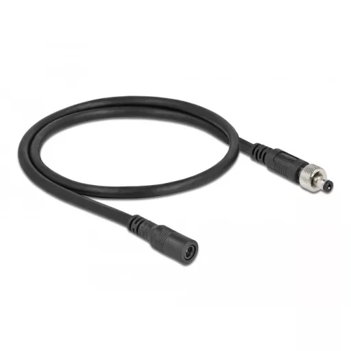 Delock DC bővítő kábel 5,5 x 2,1 mm apa   anya becsavarható (86570)