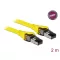 Delock RJ45 Cat.8.1 S/FTP kábel vékony 2 m (86582)