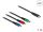 Delock 1 m hosszú, USB töltő kábel 3 az 1 USB Type-C  apa Lightning -, Micro USB- és USB Type-C  csatlakozáshoz (86596)