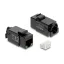 Delock Keystone modul RJ45 aljzat, Cat.6A UTP, PoE LED jelzéssel (86609)