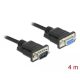 Delock Sub-D9-es, RS-232 soros kábel, apa-anya, 4 m (86619)