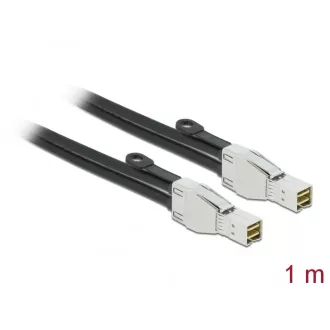   Delock PCI Express kábel Mini SAS HD SFF-8674 - SFF-8674 csatlakozókkal, 1 m (86621)
