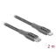 Delock Adat- és töltőkábel USB Type-C  - Lightning  iPhone , iPad  és iPod  készülékhez szürke 2 m M (86632)