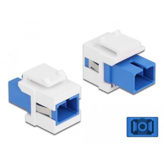  Delock Keystone modul SC Simplex aljzat - SC Simplex aljzat kék / fehér (86714)