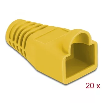   Delock Feszültségcsökkentő RJ45 apához, 20 db. Sárga (86723)