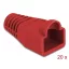 Delock Feszültségcsökkentő RJ45 apához, 20 db. Piros (86725)