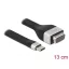 Delock FPC lapos csík kábel USB Type-C  - VGA (DP Alt Mode) 13 cm (86730)