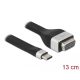 Delock FPC lapos csík kábel USB Type-C  - VGA (DP Alt Mode) 13 cm