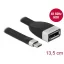 Delock FPC lapos csík kábel USB Type-C  - DisplayPort (DP Alt Mode) 4K 60 Hz 13,5 cm (86731)